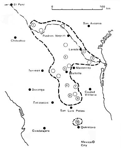 карта района распространения